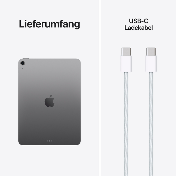 Sie sehen das Produktbild 10 von 11" iPad Air Wi-Fi 128 GB - Space Grau (M4) 11" iPad Air Wi-Fi 128 GB - Space Grau (M4)