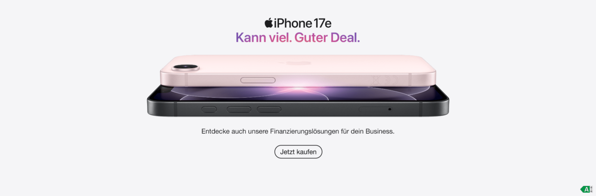 Startseitenbanner iPhone 17e
