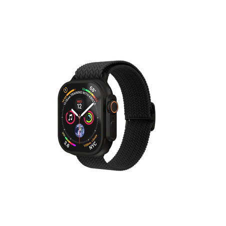 Sie sehen das Produktbild 01 von Vonmählen Woven-Armband für Apple Watch 44/45/46/49 mm, schwarz Vonmählen Woven-Armband für Apple Watch 44/45/46/49 mm, schwarz