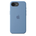 Sie sehen das Produktbild 02 von iPhone 16e Silikon Case − Winterblau iPhone 16e Silikon Case − Winterblau