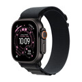 Apple Watch Ultra 3 GPS + Cellular, 49 mm Titangehäuse Schwarz, Alpine Loop Schwarz - Small