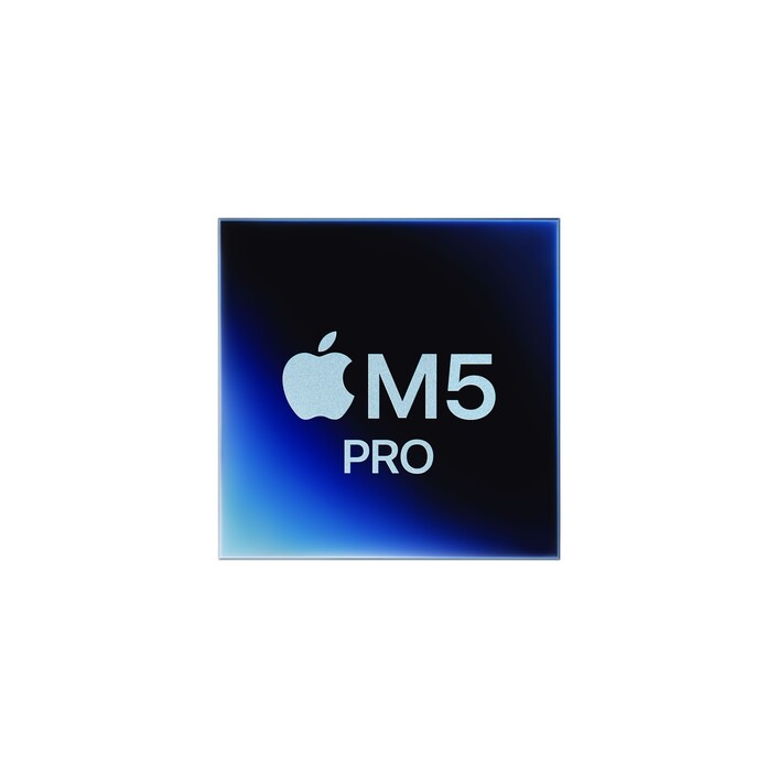 14" MacBook Pro: Apple M5 Pro Chip mit 15‑Core CPU und 16‑Core GPU, 1 TB SSD - Silber