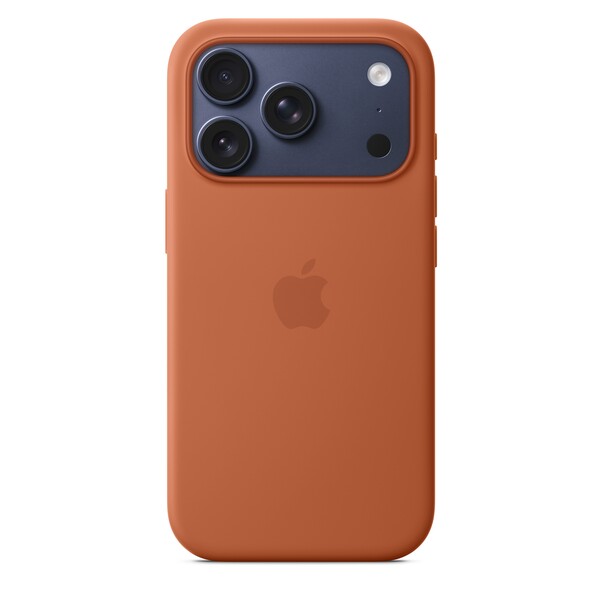 Sie sehen das Produktbild 02 von iPhone 17 Pro Silikon Case mit MagSafe - Terracotta iPhone 17 Pro Silikon Case mit MagSafe - Terracotta