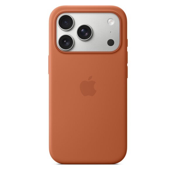 Sie sehen das Produktbild 03 von iPhone 17 Pro Silikon Case mit MagSafe - Terracotta iPhone 17 Pro Silikon Case mit MagSafe - Terracotta