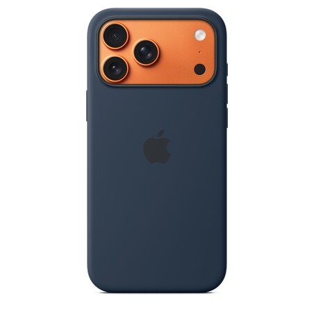 iPhone 17 Pro Max Silikon Case mit MagSafe - Mitternacht