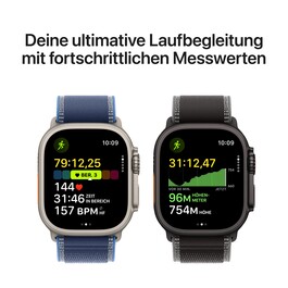 Sie sehen das Produktbild 05 von Apple Watch Ultra 3 GPS + Cellular, 49 mm Titangehäuse Natur, Milanaise Armband Titan Natur - Small Apple Watch Ultra 3 GPS + Cellular, 49 mm Titangehäuse Natur, Milanaise Armband Titan Natur - Small