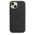 iPhone 15 Silikon Case mit MagSafe – Schwarz