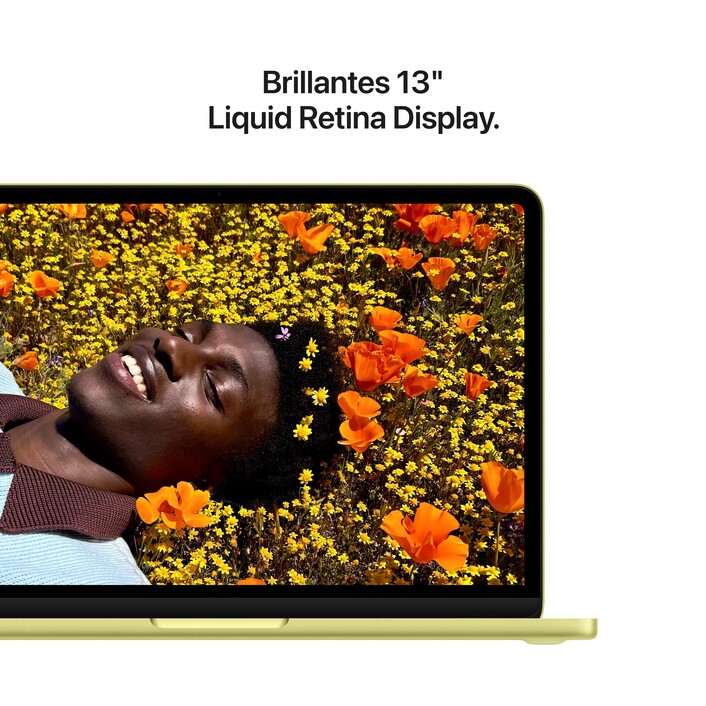 13" MacBook Neo: Apple A18 Pro Chip mit 6‑core CPU und 5‑core GPU, Magic Keyboard, 256 GB SSD - Zitrus