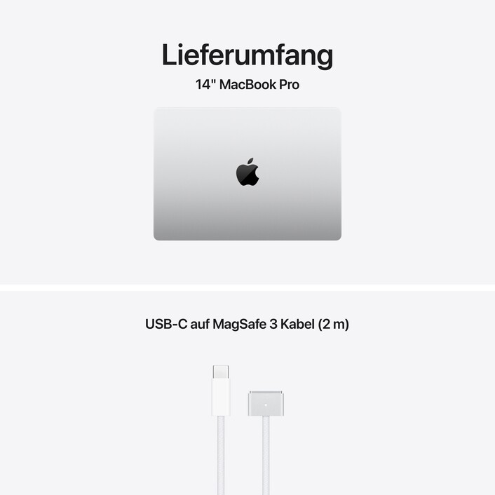 Sie sehen das Produktbild 09 von 14" MacBook Pro: Apple M5 Chip mit 10‑Core CPU und 10‑Core GPU, 1 TB SSD - Silber 14" MacBook Pro: Apple M5 Chip mit 10‑Core CPU und 10‑Core GPU, 1 TB SSD - Silber