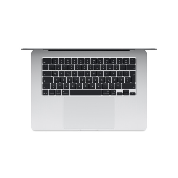 15" MacBook Air: Apple M5 Chip mit 10‑Core CPU und 10‑Core GPU, 512 GB SSD - Silber
