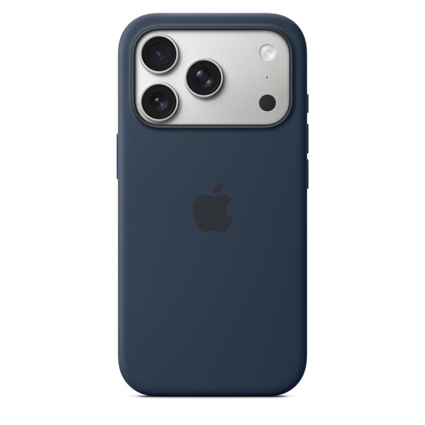 iPhone 17 Pro Silikon Case mit MagSafe - Mitternacht