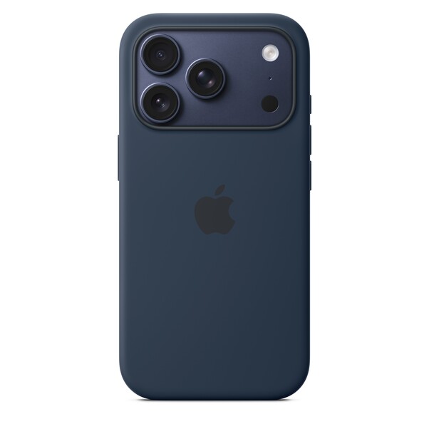 iPhone 17 Pro Silikon Case mit MagSafe - Mitternacht