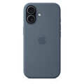iPhone 17 Silikon Case mit MagSafe - Maritimblau