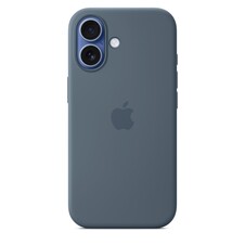 iPhone 17 Silikon Case mit MagSafe - Maritimblau
