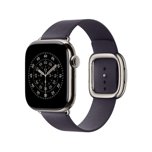 42 mm Armband mit Moderner Schließe Mitternachtsviolett - Large
