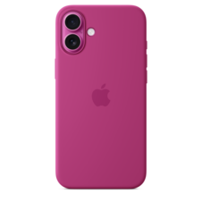 iPhone 16 Plus Silikon Case mit MagSafe – Fuchsia