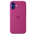 iPhone 16 Plus Silikon Case mit MagSafe – Fuchsia