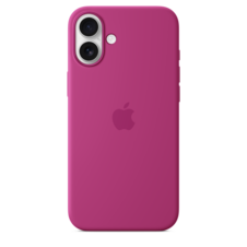 iPhone 16 Plus Silikon Case mit MagSafe – Fuchsia