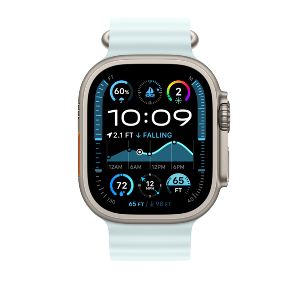 Sie sehen das Produktbild 03 von Verlängerung für 49 mm Ocean Armband Kristallblau – Titan Natur Verlängerung für 49 mm Ocean Armband Kristallblau – Titan Natur