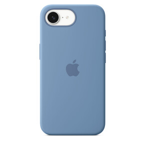 iPhone 16e Silikon Case − Winterblau