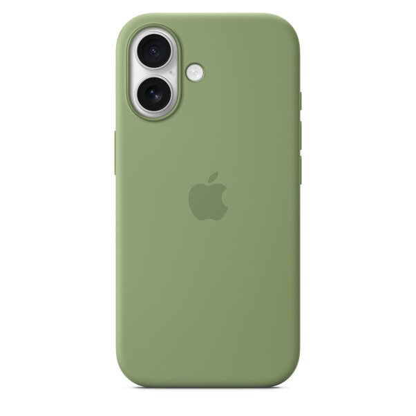 iPhone 17 Silikon Case mit MagSafe - Hellmoosgrün