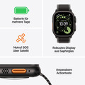 Sie sehen das Produktbild 03 von Apple Watch Ultra 3 GPS + Cellular, 49 mm Titangehäuse Schwarz, Alpine Loop Schwarz - Small Apple Watch Ultra 3 GPS + Cellular, 49 mm Titangehäuse Schwarz, Alpine Loop Schwarz - Small