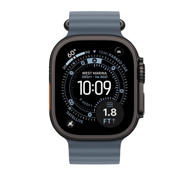 Verlängerung für 49 mm Ocean Armband Maritimblau - Titan Schwarz