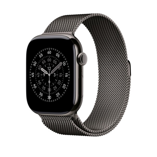 46 mm Milanaise Armband Schiefer – S/M