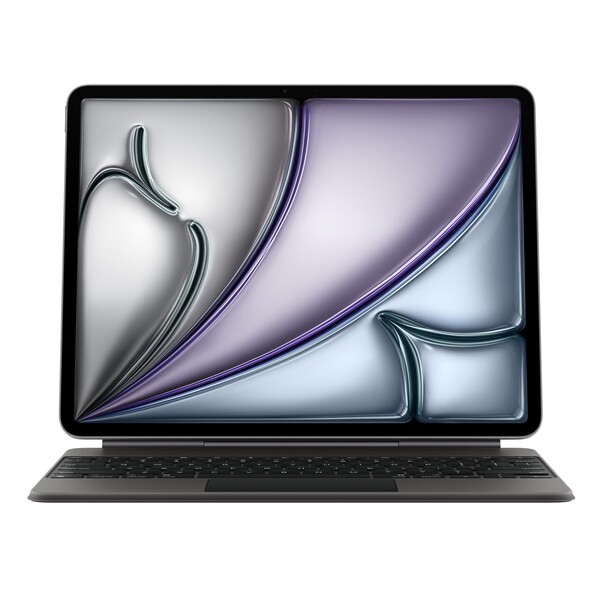 Sie sehen das Produktbild 02 von Magic Keyboard für das 13" iPad Air (M3) – Deutsch - Schwarz Magic Keyboard für das 13" iPad Air (M3) – Deutsch - Schwarz