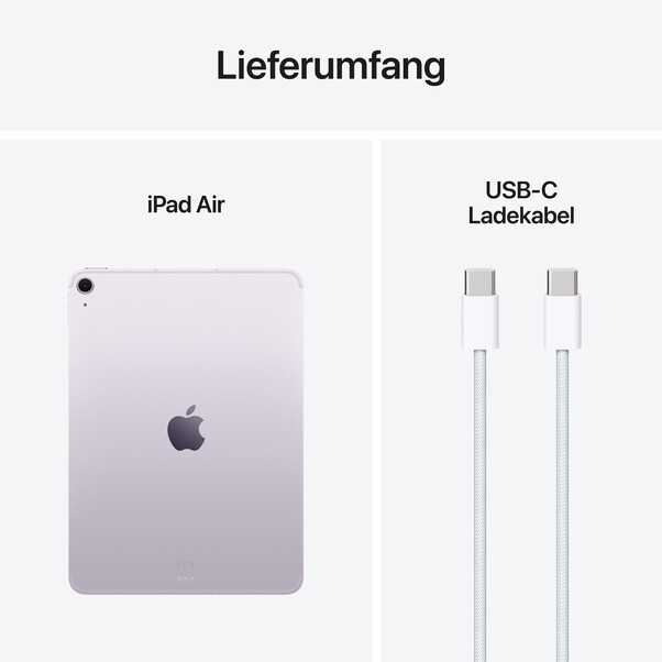 11" iPad Air Wi-Fi + Cellular 128 GB - Violett (M3)