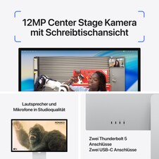Sie sehen das Produktbild 04 von Studio Display – Standardglas – VESA Mount Adapter Studio Display – Standardglas – VESA Mount Adapter
