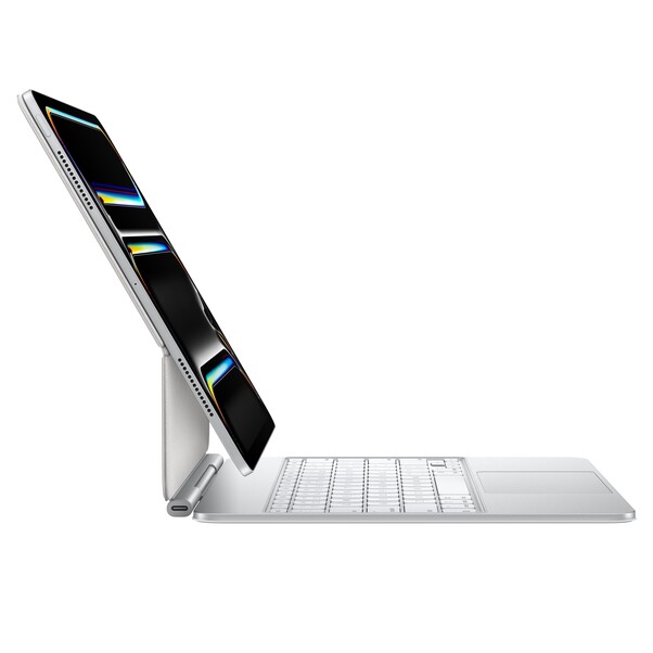 Magic Keyboard für 13" iPad Pro (M4) - Englisch (International) - Weiß