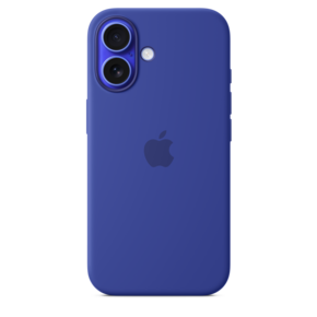 iPhone 16 Silikon Case mit MagSafe – Ultramarin