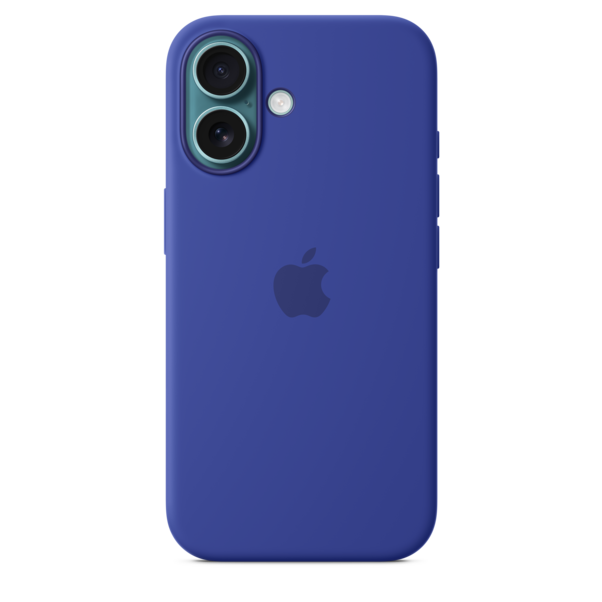 iPhone 16 Silikon Case mit MagSafe – Ultramarin