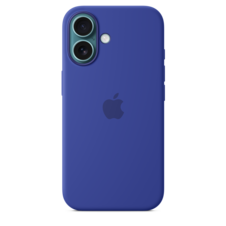iPhone 16 Silikon Case mit MagSafe – Ultramarin