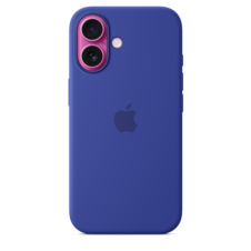iPhone 16 Silikon Case mit MagSafe – Ultramarin