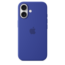 iPhone 16 Silikon Case mit MagSafe – Ultramarin
