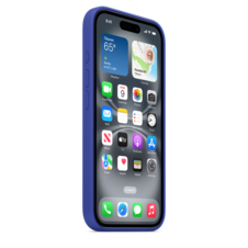 iPhone 16 Silikon Case mit MagSafe – Ultramarin