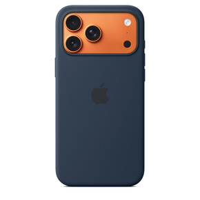 iPhone 17 Pro Max Silikon Case mit MagSafe - Mitternacht