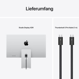 Studio Display XDR – Standardglas – neigungs­- und höhen­verstellbarer Standfuß