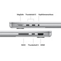 14" MacBook Pro: Apple M5 Max Chip mit 18‑Core CPU und 32‑Core GPU, 2 TB SSD - Silber
