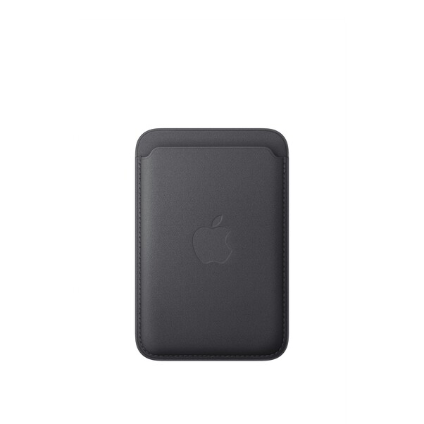 Sie sehen das Produktbild 01 von iPhone Feingewebe Wallet mit MagSafe – Schwarz iPhone Feingewebe Wallet mit MagSafe – Schwarz