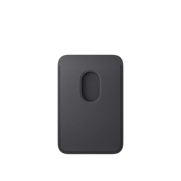Sie sehen das Produktbild 02 von iPhone Feingewebe Wallet mit MagSafe – Schwarz iPhone Feingewebe Wallet mit MagSafe – Schwarz