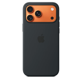 iPhone 17 Pro Max Silikon Case mit MagSafe - Schwarz