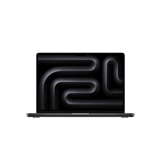 Sie sehen das Produktbild 01 von 14" MacBook Pro: Apple M5 Chip mit 10‑Core CPU und 10‑Core GPU, 1 TB SSD - Space Schwarz 14" MacBook Pro: Apple M5 Chip mit 10‑Core CPU und 10‑Core GPU, 1 TB SSD - Space Schwarz