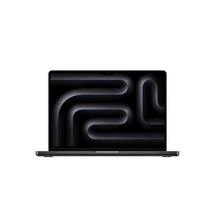 Sie sehen das Produktbild 01 von 14" MacBook Pro: Apple M5 Chip mit 10‑Core CPU und 10‑Core GPU, 1 TB SSD - Space Schwarz 14" MacBook Pro: Apple M5 Chip mit 10‑Core CPU und 10‑Core GPU, 1 TB SSD - Space Schwarz