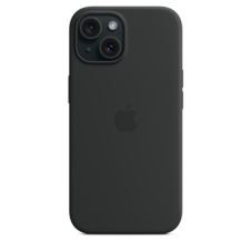 Sie sehen das Produktbild 05 von iPhone 15 Silikon Case mit MagSafe – Schwarz iPhone 15 Silikon Case mit MagSafe – Schwarz