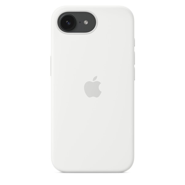 iPhone 16e Silikon Case − Weiß