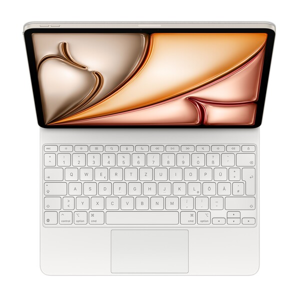 Magic Keyboard für das 13" iPad Air (M3) – Deutsch – Weiß