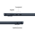 Sie sehen das Produktbild 06 von 15" MacBook Air: Apple M5 Chip mit 10‑Core CPU und 10‑Core GPU, 512 GB SSD - Mitternacht 15" MacBook Air: Apple M5 Chip mit 10‑Core CPU und 10‑Core GPU, 512 GB SSD - Mitternacht